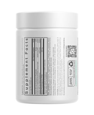 Liposomal L-Methylfolate 5-MTHF+ - Active Vitamin B9, Methylcobalamin B12, Betaine TMG, B6 Bioavailable B-Vitamin Complex - 60 Capsules