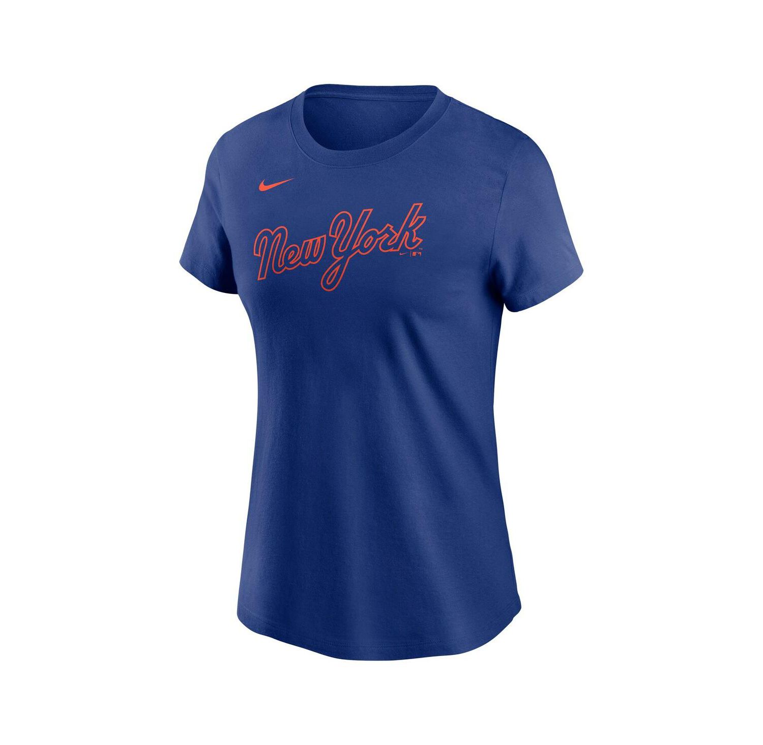 Women's Francisco Lindor Royal New York Mets Fuse Name & Number T-Shirt