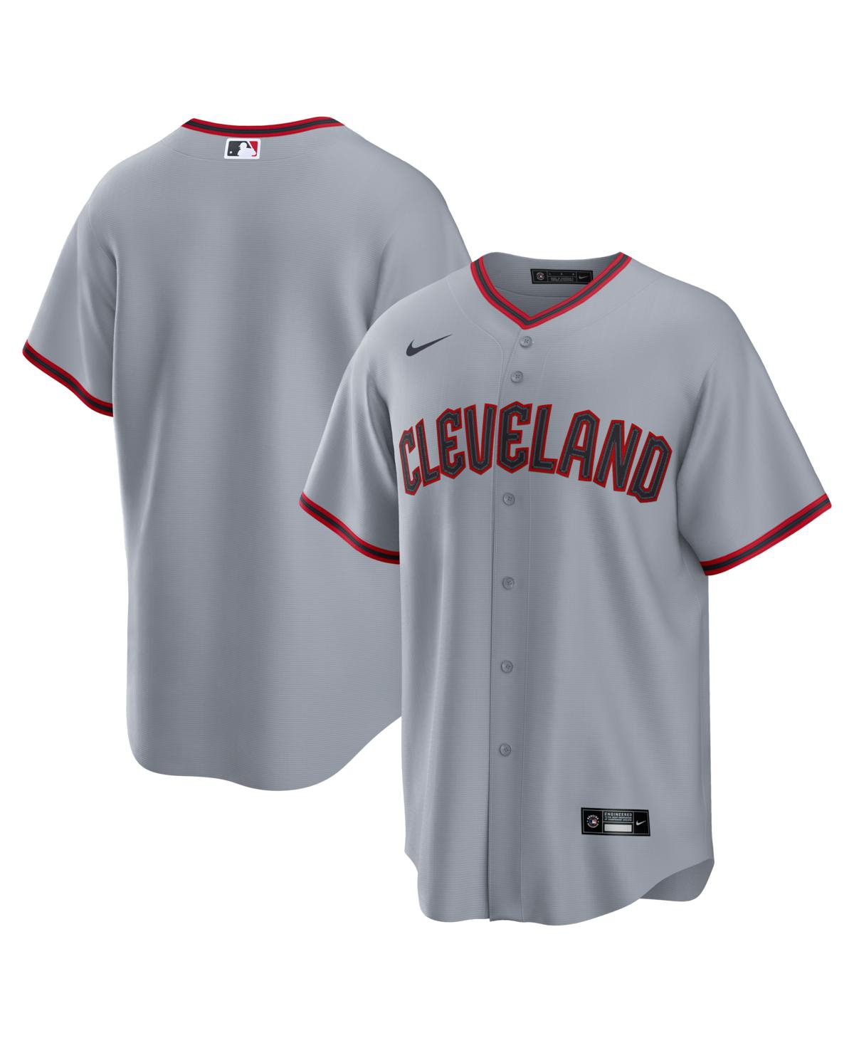 Nike Men's Gray Cleveland Guardians Road Replica 2. 0 Jersey - Gray
