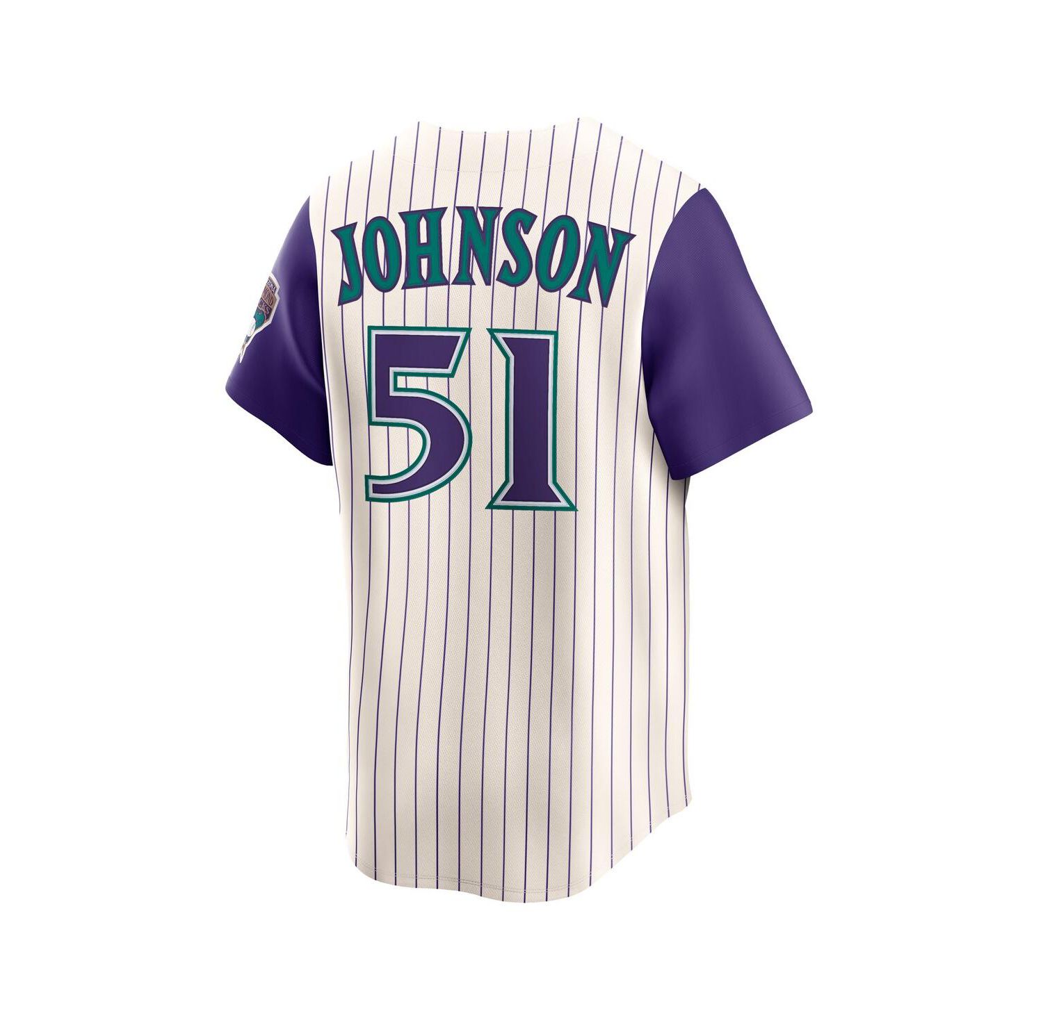 Men's Randy Johnson Cream Arizona Diamondbacks Throwback Cooperstown Collection Limited Jersey
