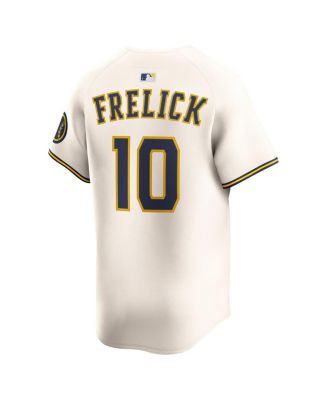 Men's Sal Frelick Cream Milwaukee Brewers Home Limited Player Jersey