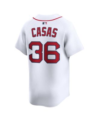 Men's Triston Casas White Boston Red Sox Alternate Limited Player Jersey