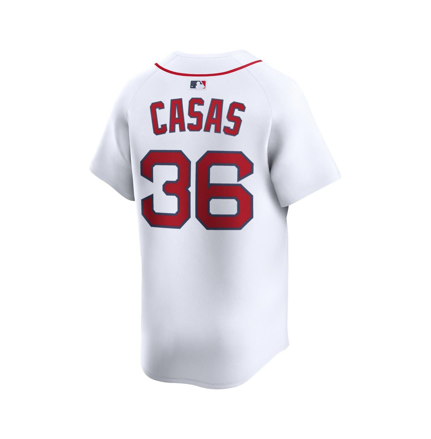 Мужской топ Nike Triston Casas White Boston Red Sox Alternate Limited Player Jersey — фото 2