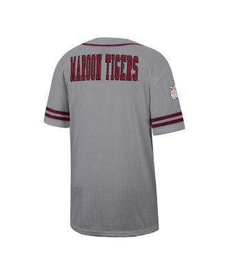 Men's Gray Morehouse Maroon Tigers Free Spirited Baseball Jersey