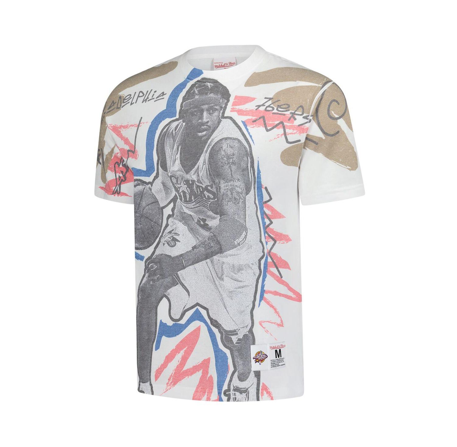 Men's Allen Iverson White 2000 NBA All-Star Game Showstopper T-Shirt
