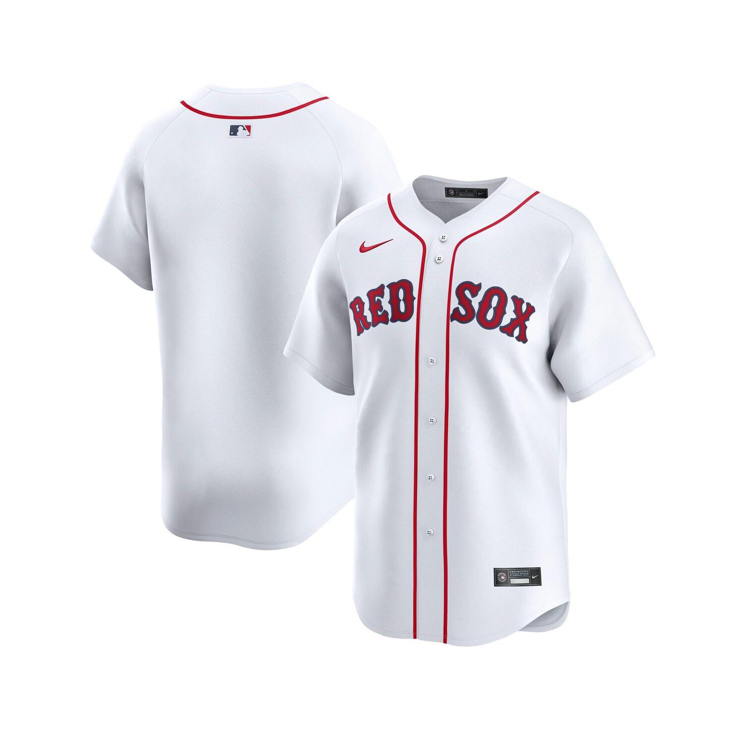 Men's White Boston Red Sox Home Limited Jersey