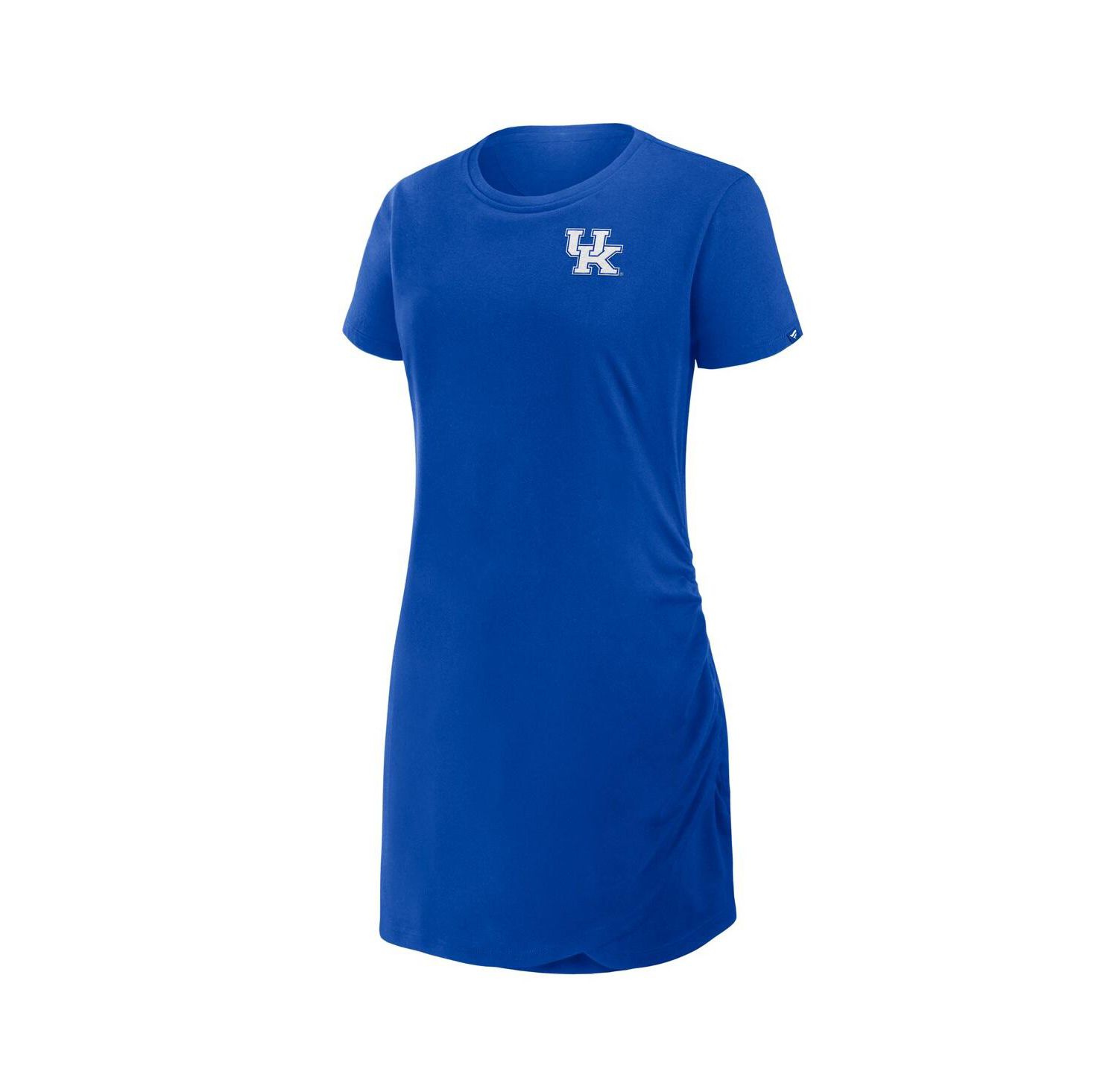 Women's Royal Kentucky Wildcats Relaxed Fit Drape T-Shirt Dress