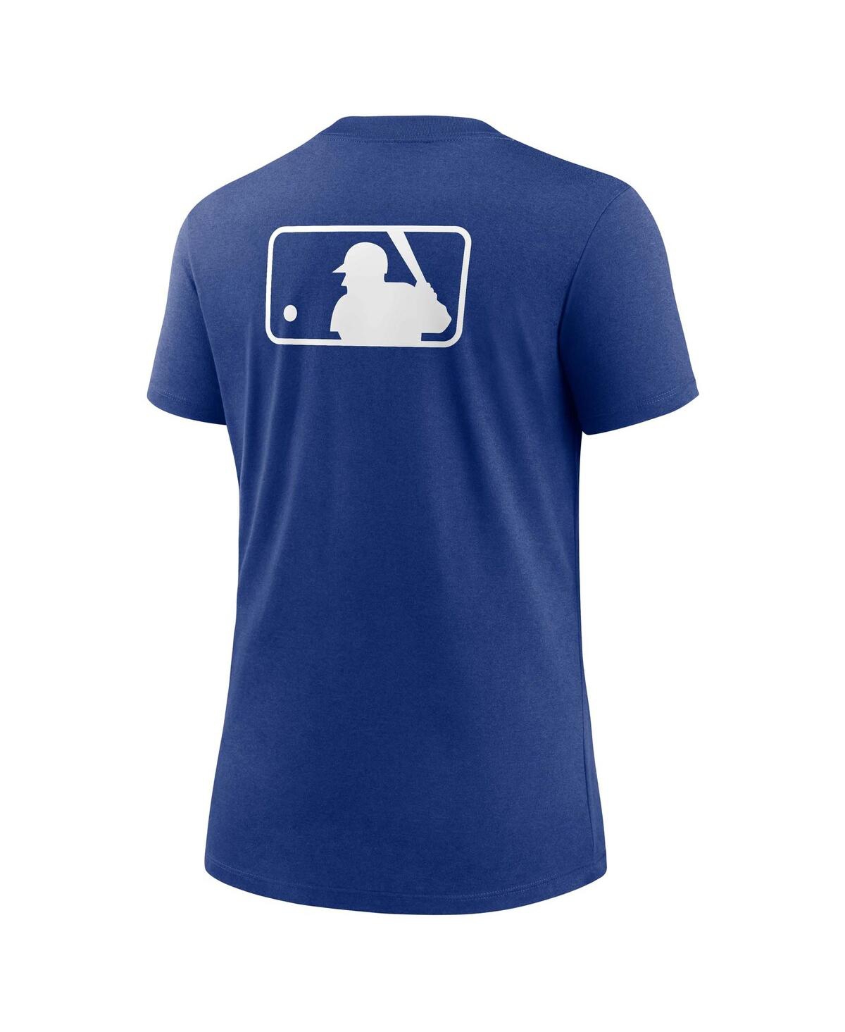 Nike Women's Royal Chicago Cubs Authentic Collection Early Work Tri-blend T-shirt In Royal