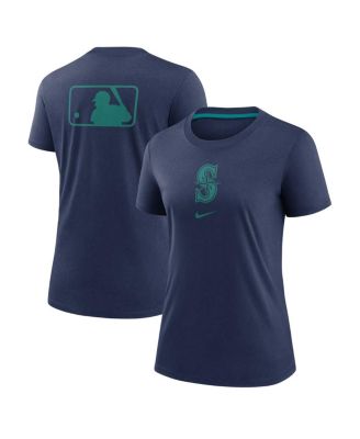 Nike - Women's Navy Seattle Mariners Authentic Collection Early Work Tri-Blend T-Shirt