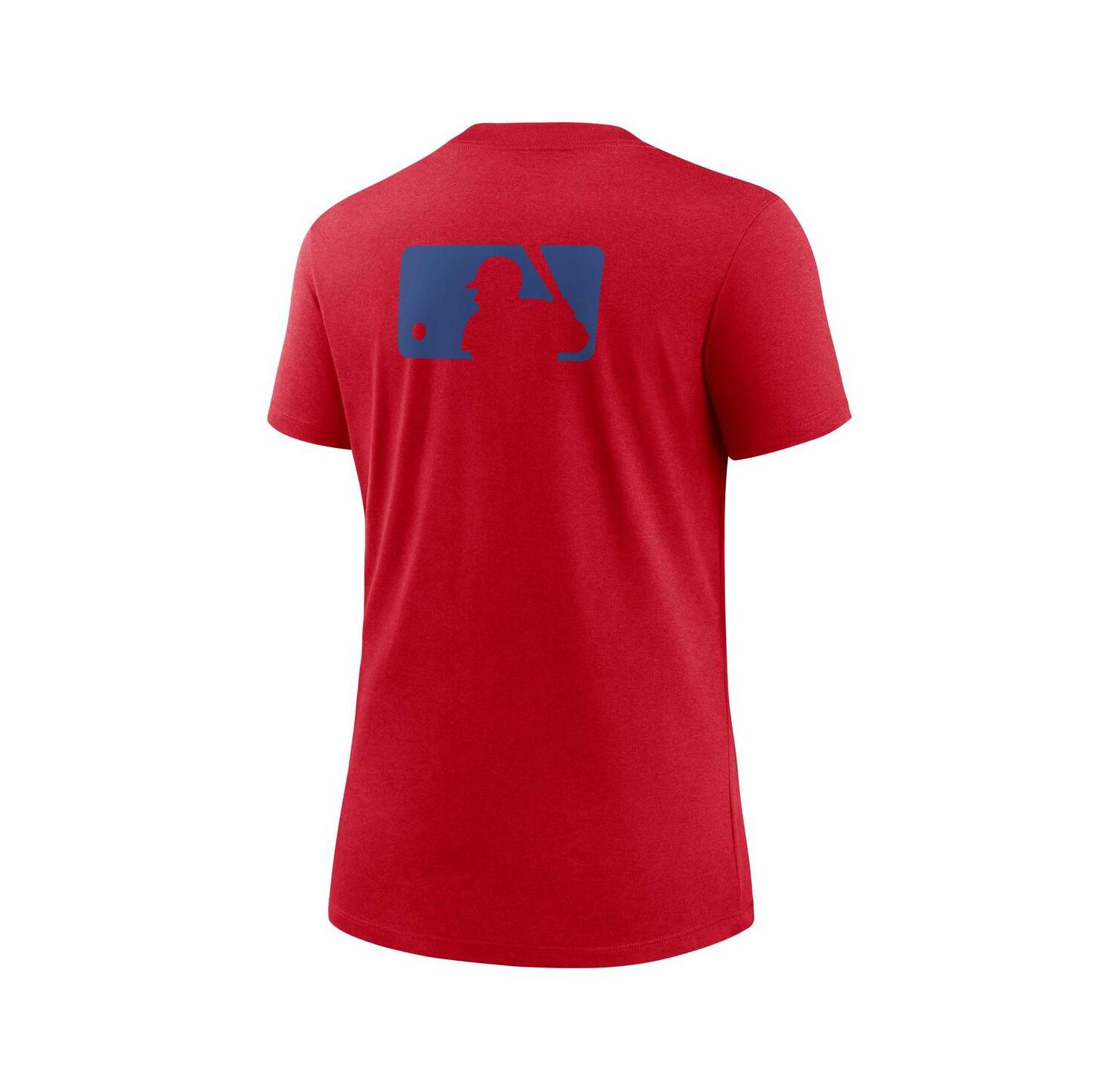 Women's Red Philadelphia Phillies Authentic Collection Early Work Tri-Blend T-Shirt