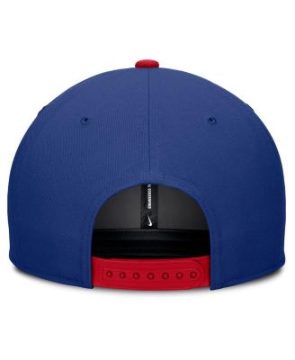 Men's Royal/Red Texas Rangers Pro Performance Snapback Hat