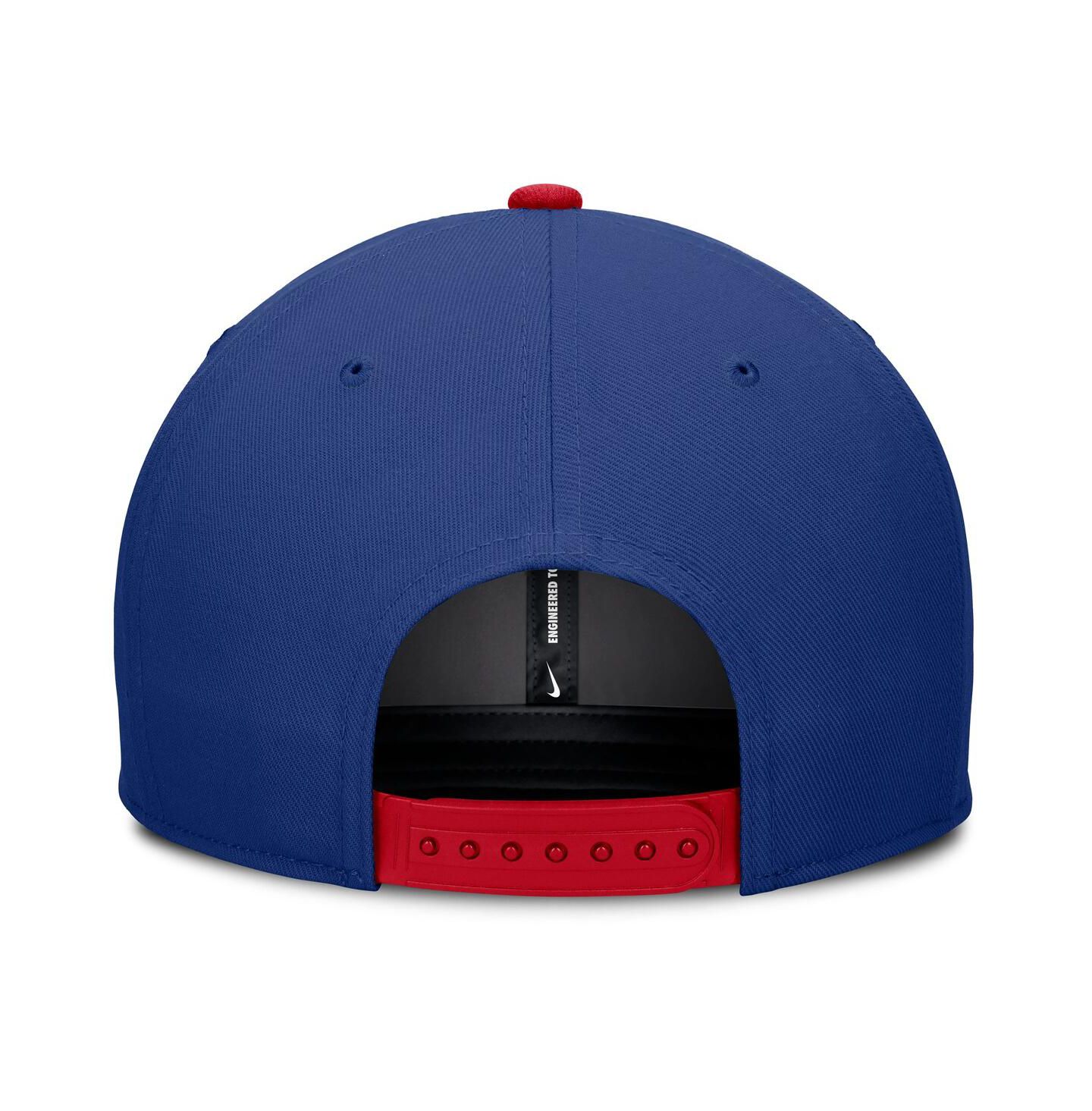 Мужская кепка Nike Royal/Red Texas Rangers Pro Performance Snapback Hat — фото 4