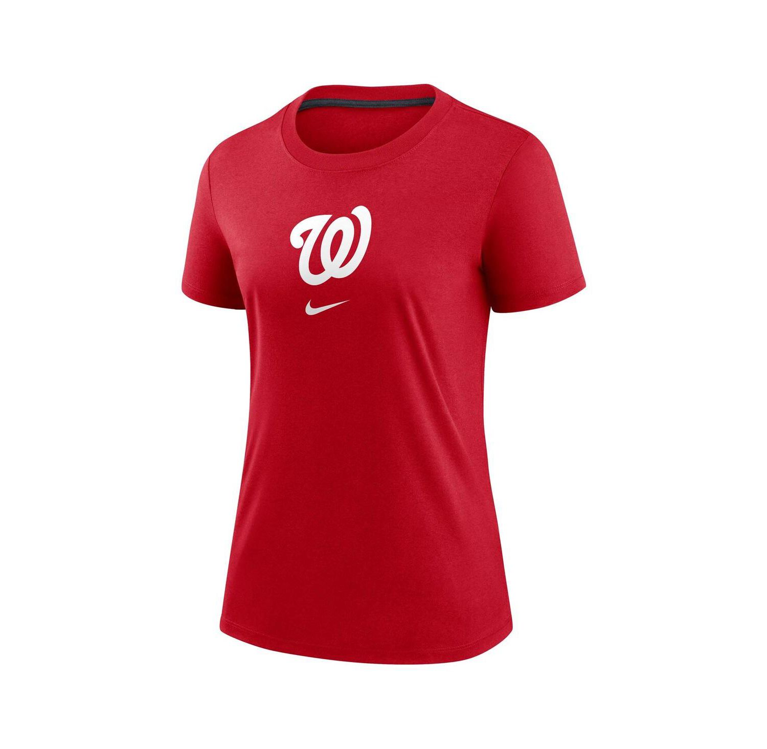 Women's Red Washington Nationals Authentic Collection Early Work Tri-Blend T-Shirt