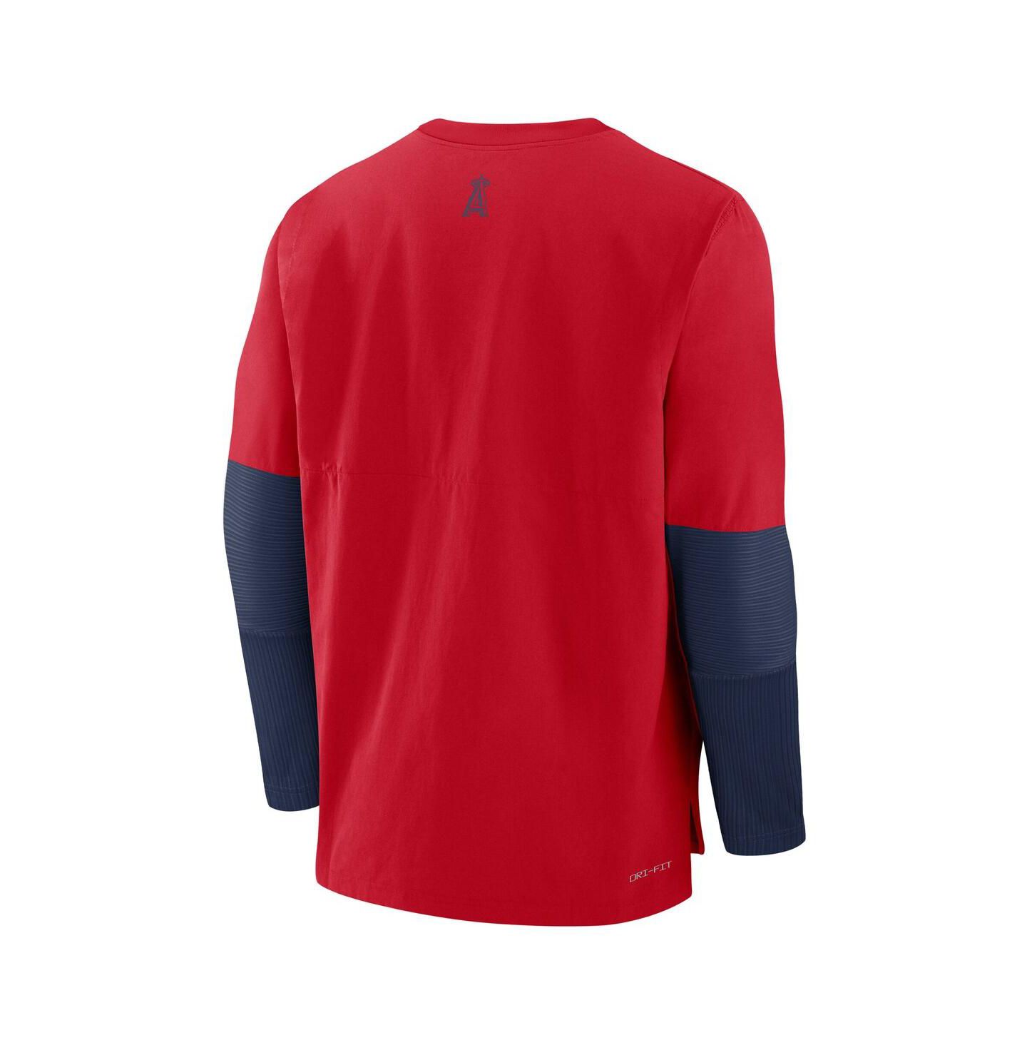 Мужской топ Nike Red/Navy Los Angeles Angels Authentic Collection Player Lightweight Performance Long Sleeve — фото 2