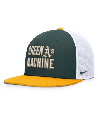 Men's Green/Gold Athletics Pro Trucker Snapback Hat