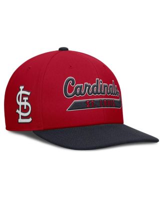 Nike - Men's Red/Navy St. Louis Cardinals Pro Performance Snapback Hat