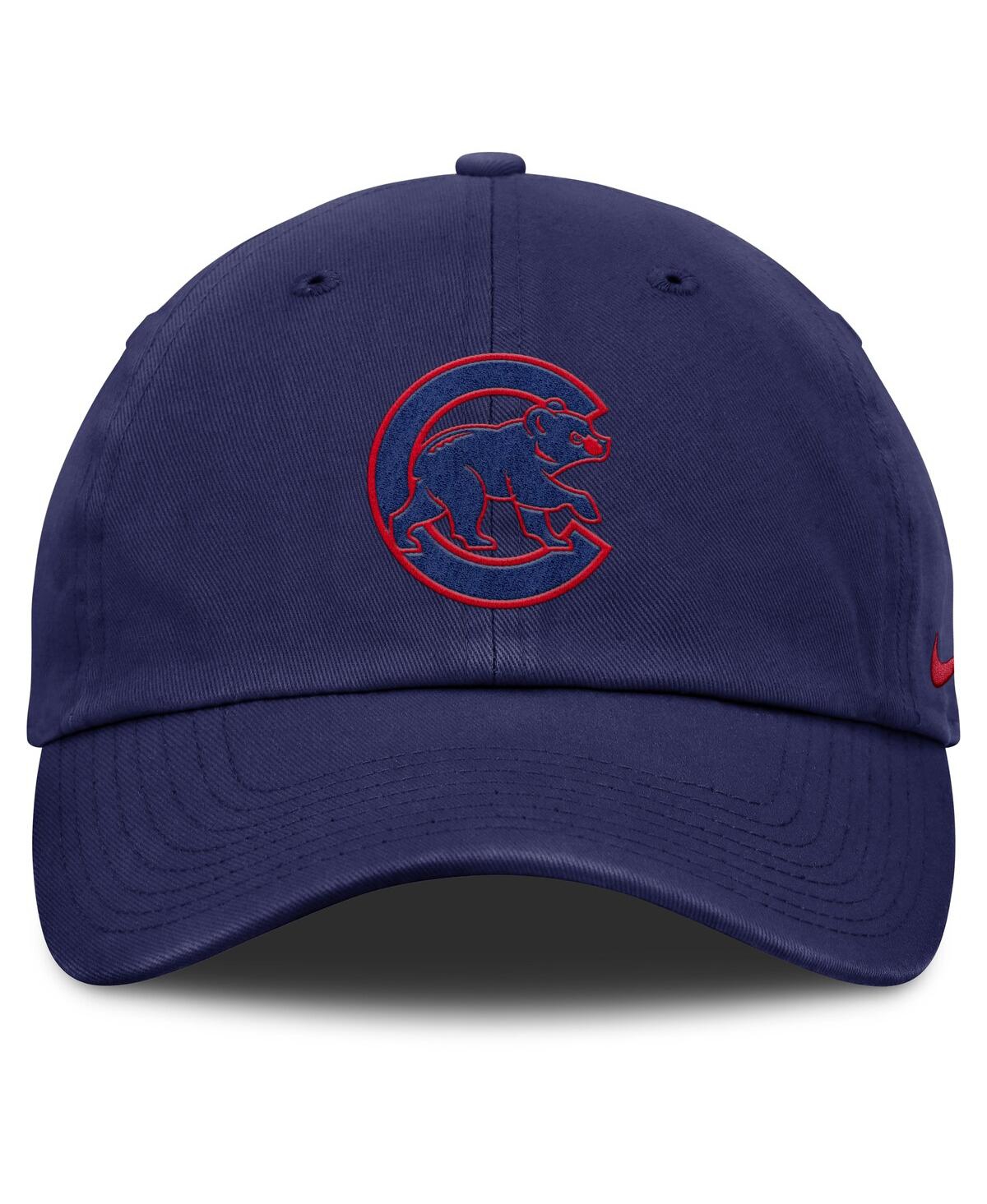 Nike Women's Royal Chicago Cubs Club Adjustable Hat In Navy
