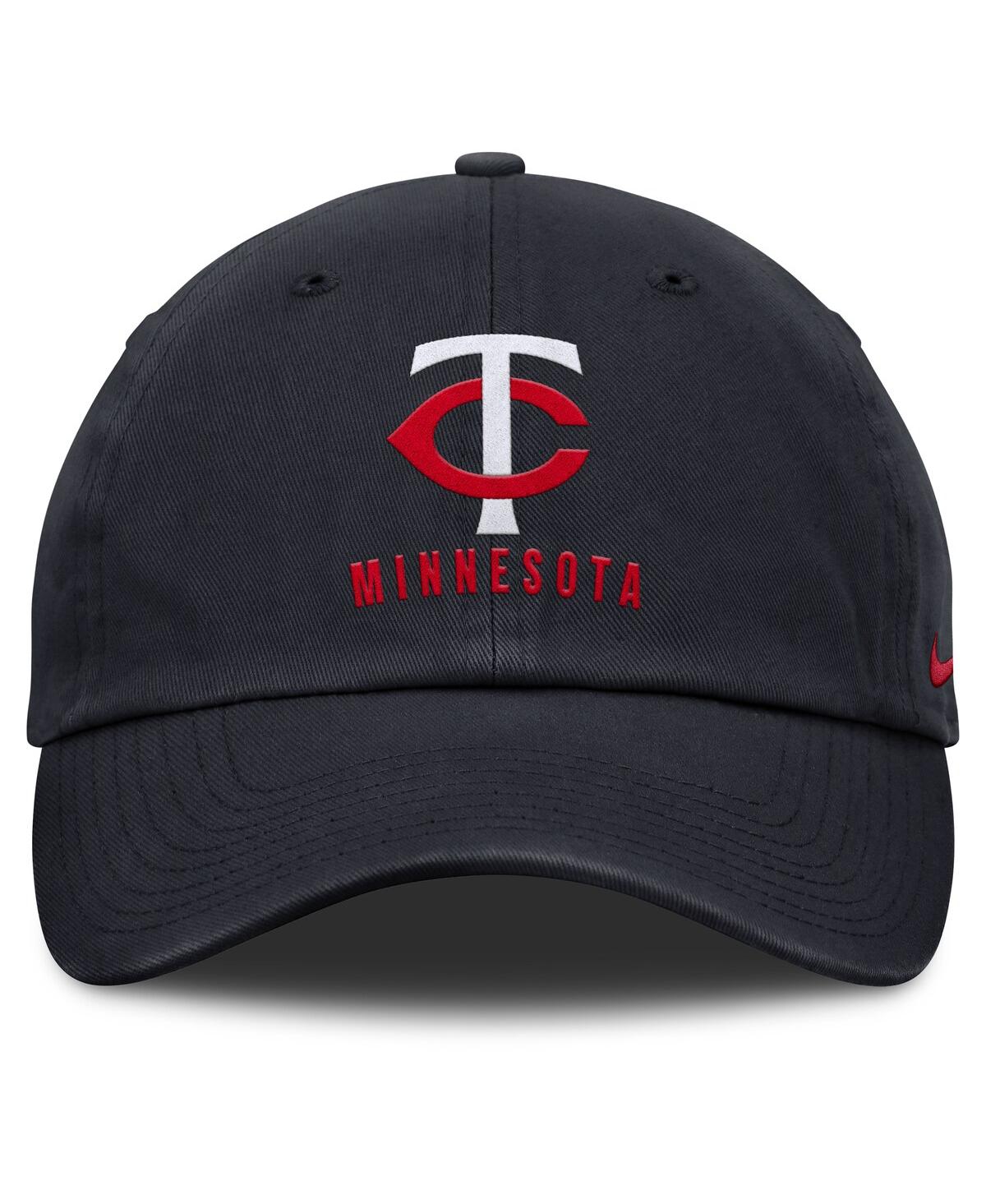 Nike Women's Navy Minnesota Twins Club Adjustable Hat In Navy