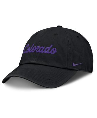 Nike - Women's Black Colorado Rockies Club Adjustable Hat