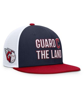 Men's Navy/Red Cleveland Guardians Pro Trucker Snapback Hat