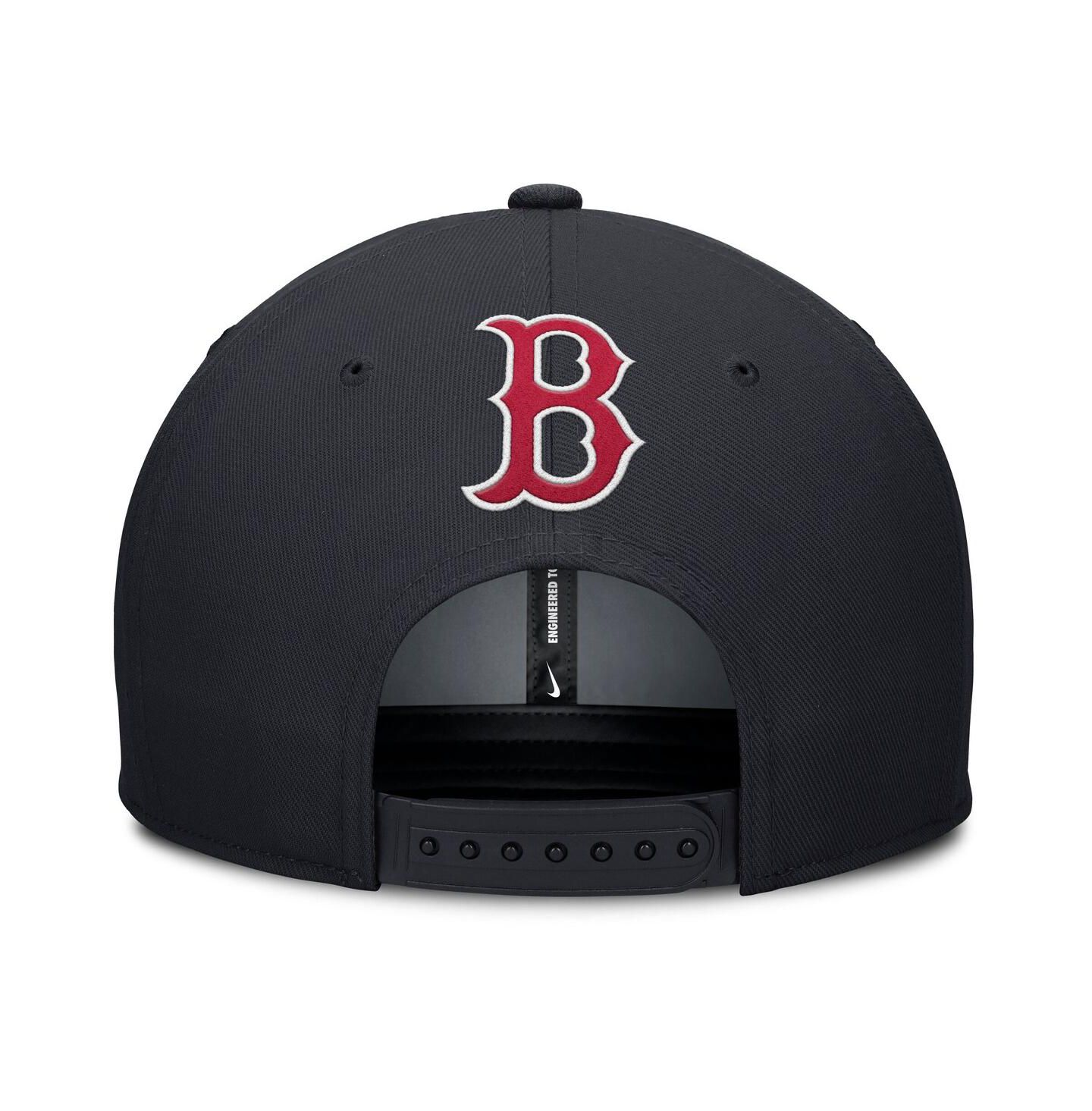 Мужская кепка Nike Gray/Navy Boston Red Sox Pro Performance Snapback Hat — фото 2
