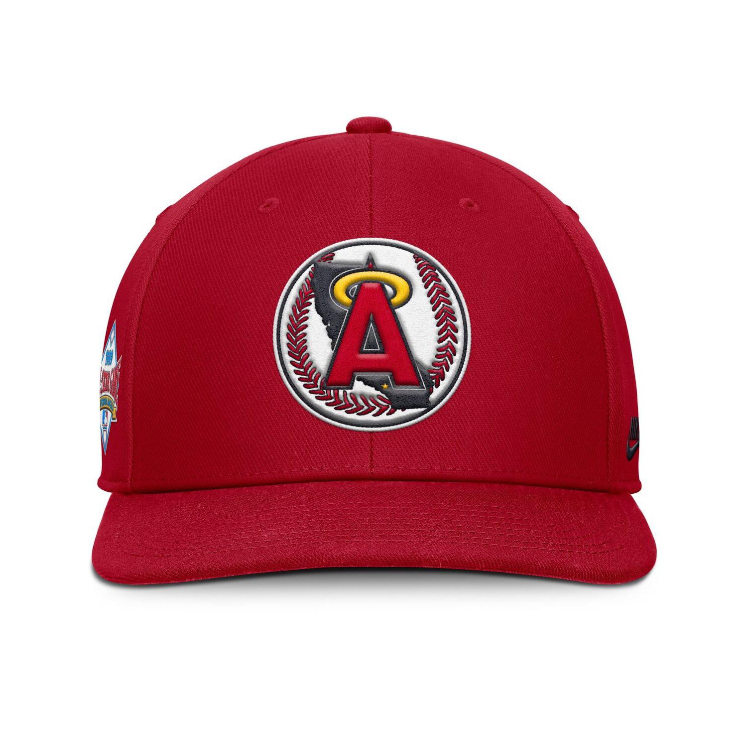 Men's Red California Angels Pro Performance Snapback Hat