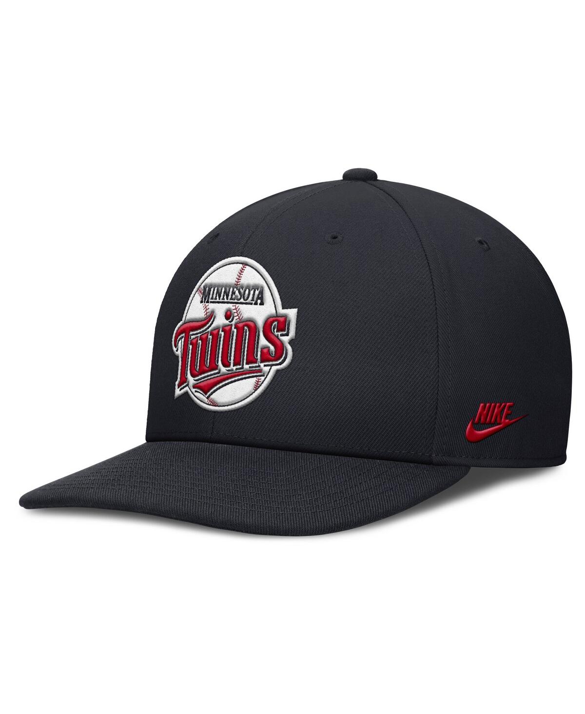 Nike Men's Navy Minnesota Twins Pro Performance Snapback Hat In Navy
