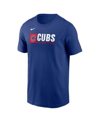 Men's Royal Chicago Cubs Team Block T-Shirt
