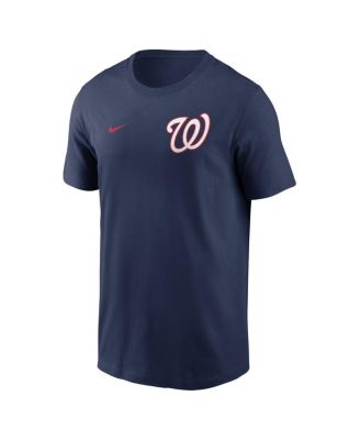 Men's Navy Washington Nationals 2-Hit T-Shirt