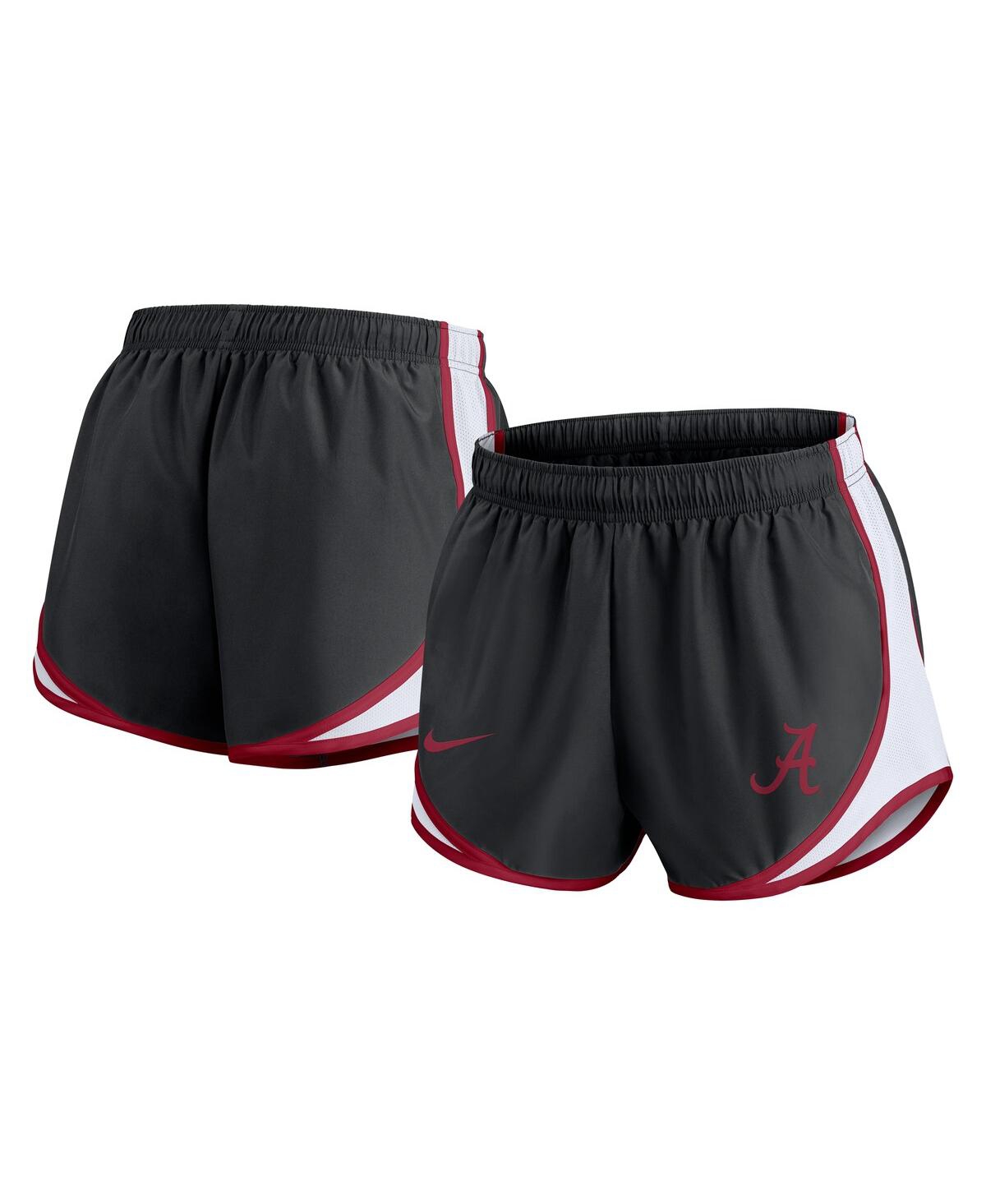 Nike Anthracite Alabama Crimson Tide Team Tempo Performance Shorts In Black