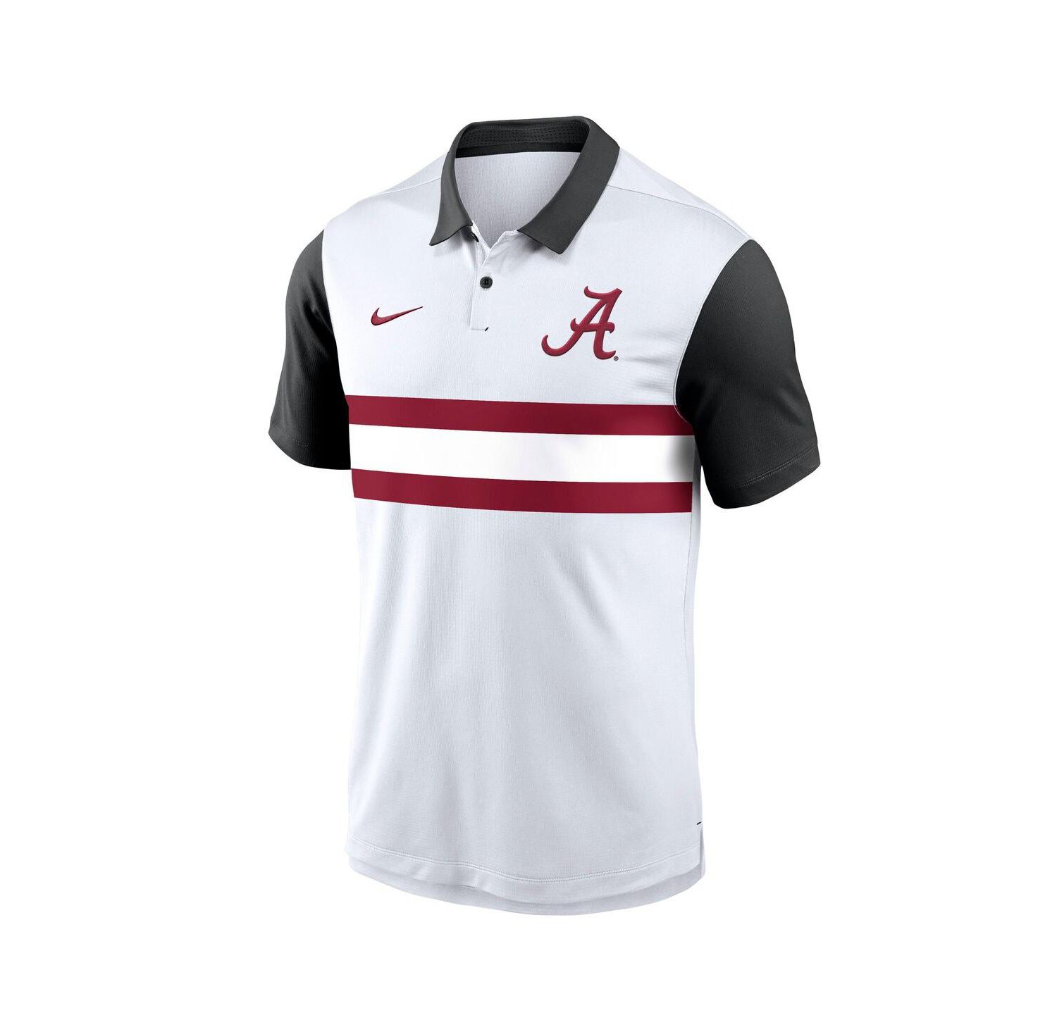 Men's White Alabama Crimson Tide Vapor Performance Polo Shirt