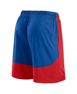 Men's Red/Royal Philadelphia Phillies Launch Polyester Shorts