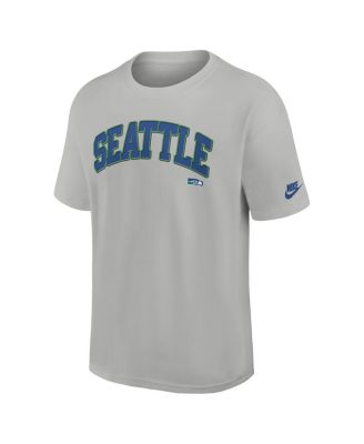 Men's Silver Seattle Seahawks Rewind Max90 Statement T-Shirt