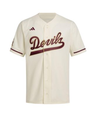 Men's Cream Arizona State Sun Devils Replica Baseball Jersey