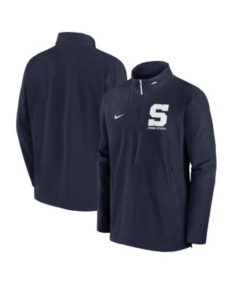 Nike - Men's Navy Penn State Nittany Lions Sideline Coaches Quarter-Zip Jacket