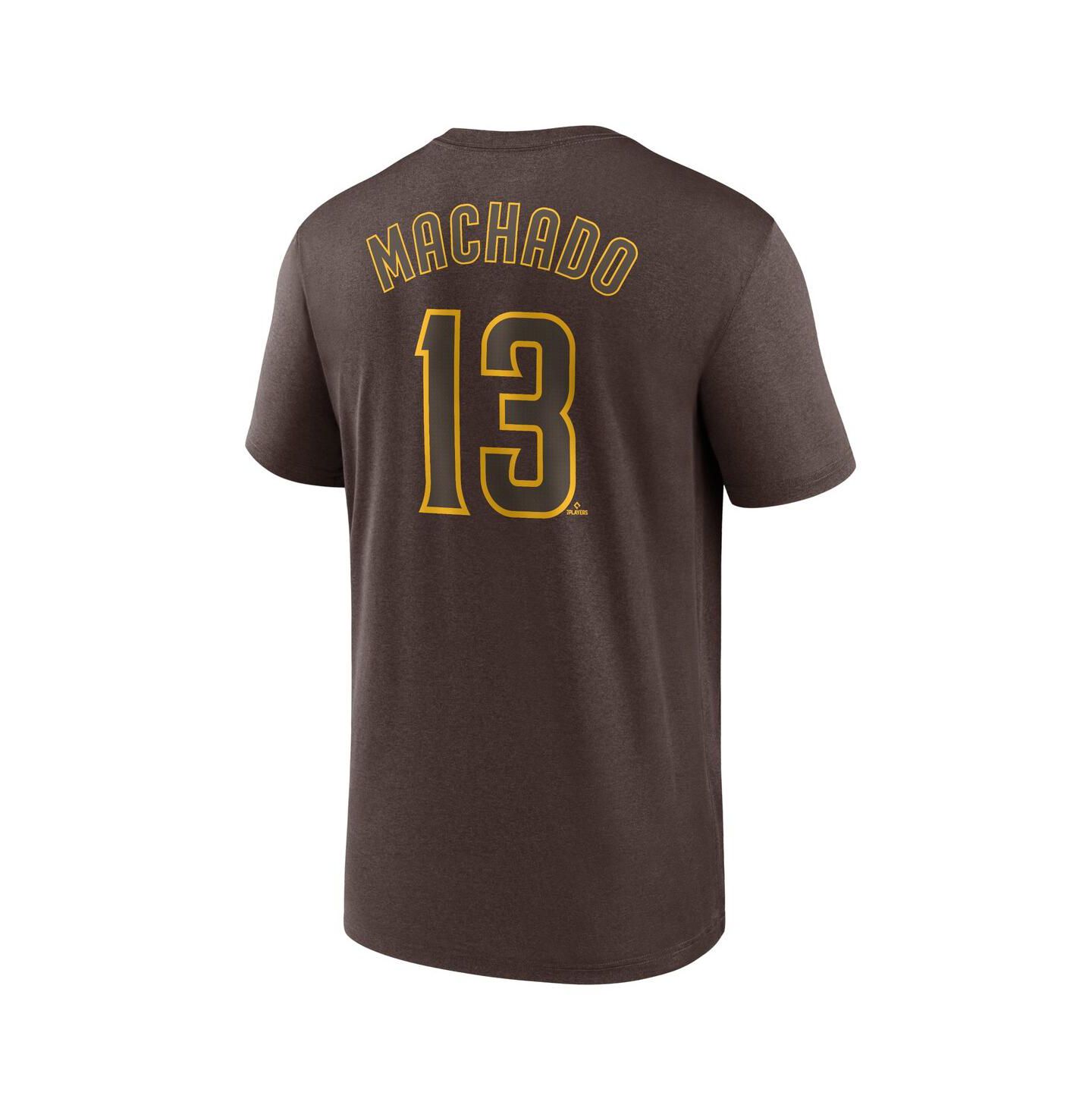 Мужская футболка Nike Manny Machado Brown San Diego Padres Legend Name and Number Home — фото 2