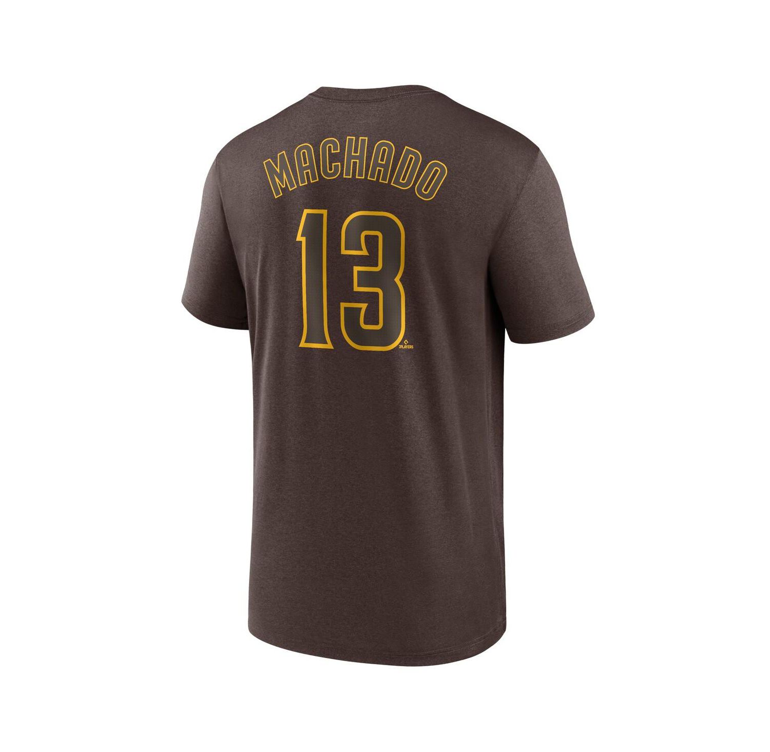 Men's Manny Machado Brown San Diego Padres Legend Name and Number Home T-Shirt