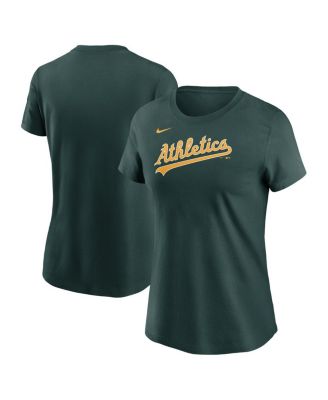 Nike - Women's Green Athletics Fuse Wordmark T-Shirt