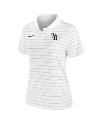 Women's White Tampa Bay Rays Authentic Collection Victory Performance Polo Shirt