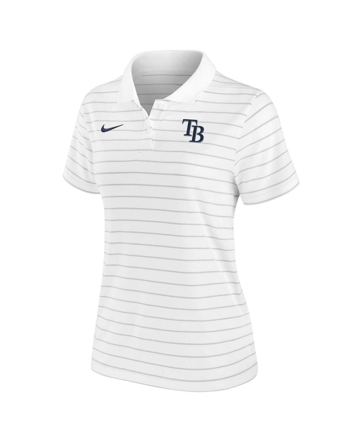 Nike Women's White Tampa Bay Rays Authentic Collection Victory Performance Polo Shirt In White