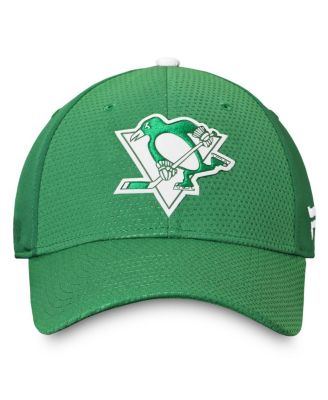 Men's Kelly Green Pittsburgh Penguins Authentic Pro St. Patrick's Day Flex Hat