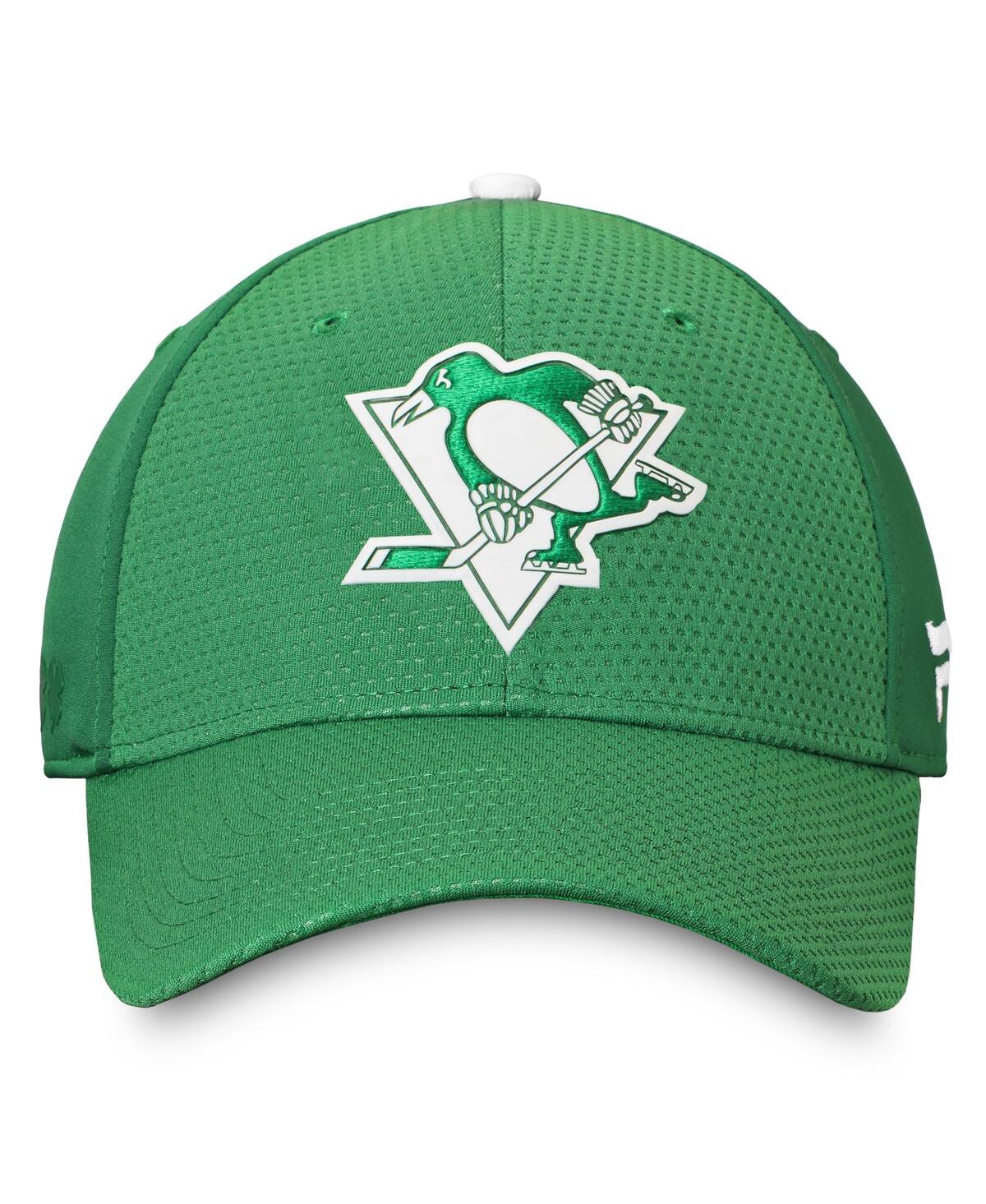 Fanatics Men's Kelly Green Pittsburgh Penguins Authentic Pro St. Patrick's Day Flex Hat In Kelly Green