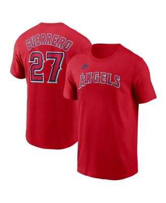 Nike - Men's Vladimir Guerrero Red Los Angeles Angels Fuse Name Number T-Shirt