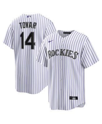 Nike - Men's Ezequiel Tovar White Colorado Rockies Home Replica Jersey