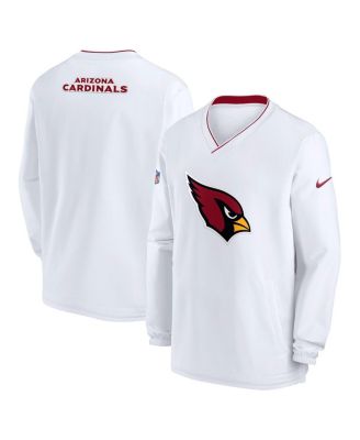 Nike - Men's White Arizona Cardinals 2023/24 Sideline Repel V-Neck Long Sleeve Pullover Windshirt