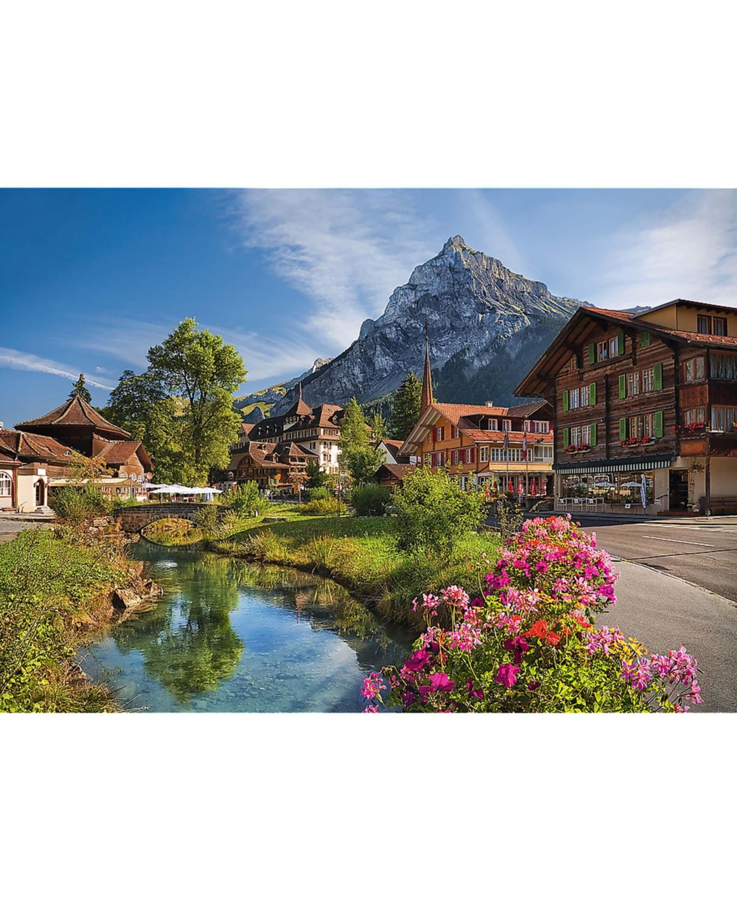 Детский пазл Trefl Alps in the Summer 2000-Piece Puzzle, Ages 12+, цвет: Разноцветный — фото 1