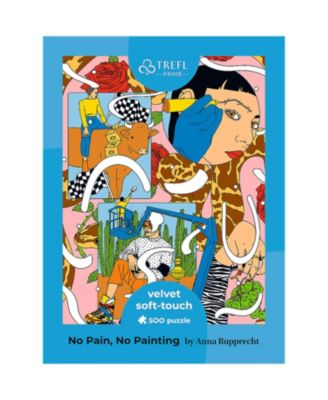Prime Velvet 500 Piece Puzzle - No Pain No Painting