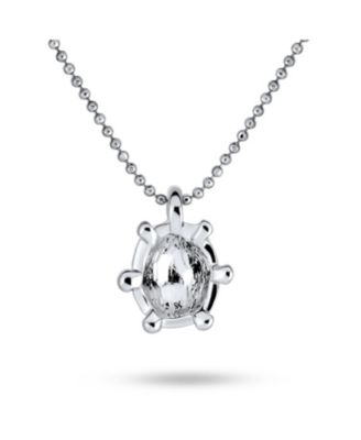 Small Red Enamel Good Luck Garden Ladybug Pendant Necklace Silver Or Gold Tone Plated 16 Inch Bead Chain