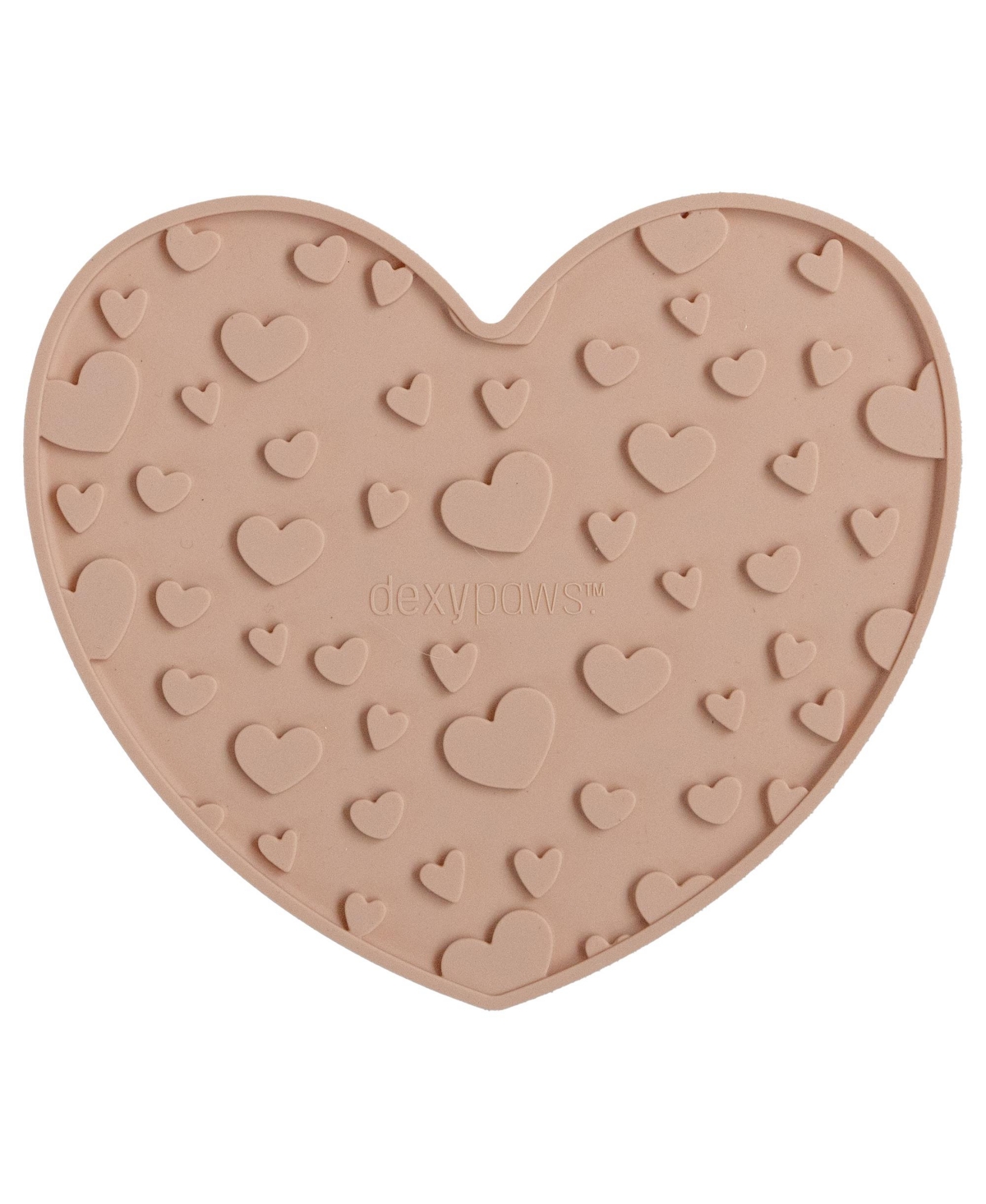 Enrichment Lick Mat: Blush Pink Heart