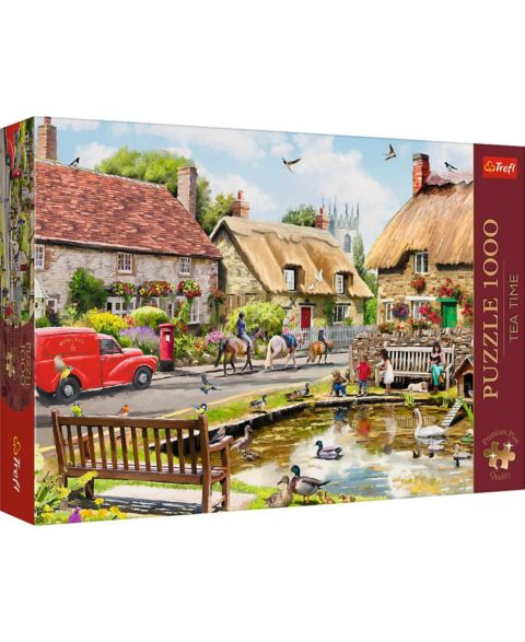 Пазл Trefl Premium Plus Summer in the Village, 1000 деталей, от 12 лет, цвет: Разноцветный